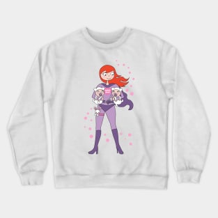 Supermom twins - red hair Crewneck Sweatshirt